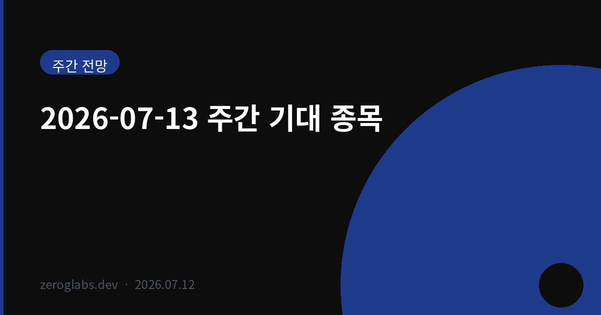 다음 주 기대 종목, 금호그룹 거래량 폭증 뒤에 리포트가 가리키는 곳은 차트